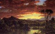 Frederic Edwin Church A Country Home oil on canvas